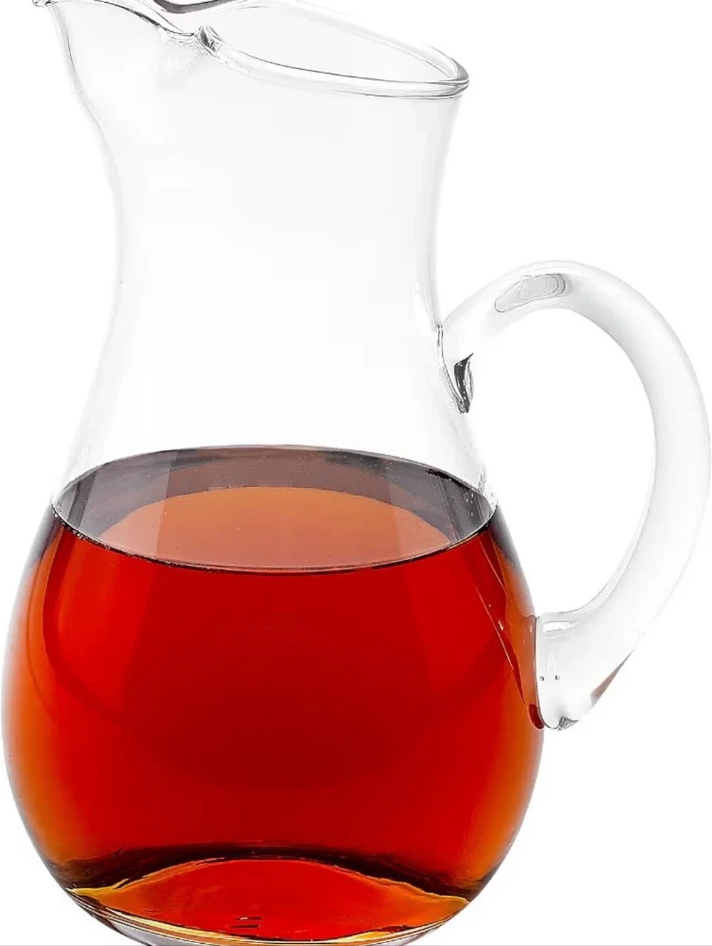 Badash Zeus Crystal Glass Water Beverage Pitcher, 36 oz